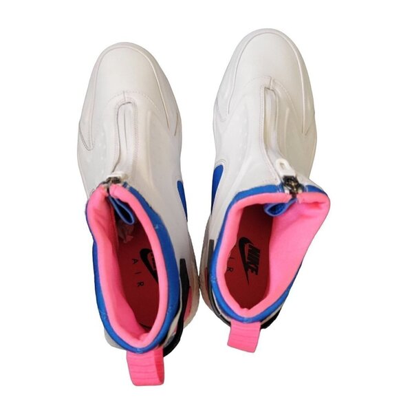 Nike Air Huarache Run Mid Sneakers White Blue Pink Shoe Women Size 10 - Picture 16 of 16